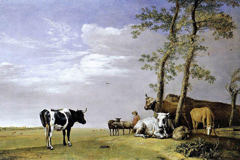 A Husbandman with His Herd, paulus potter